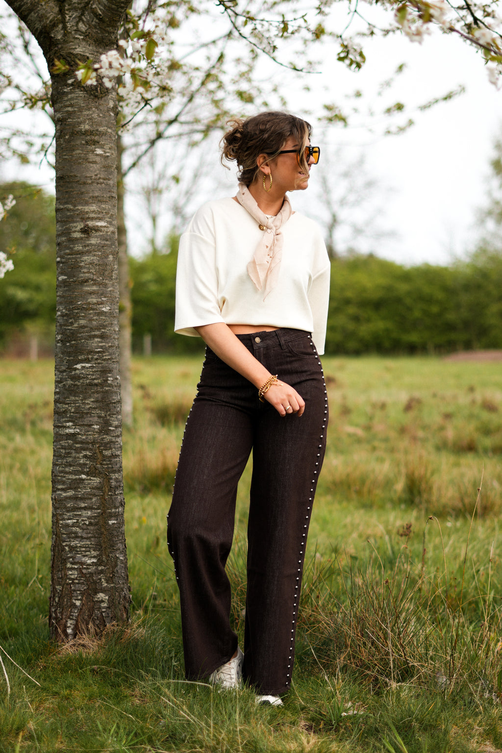 Jeans Lee bruin