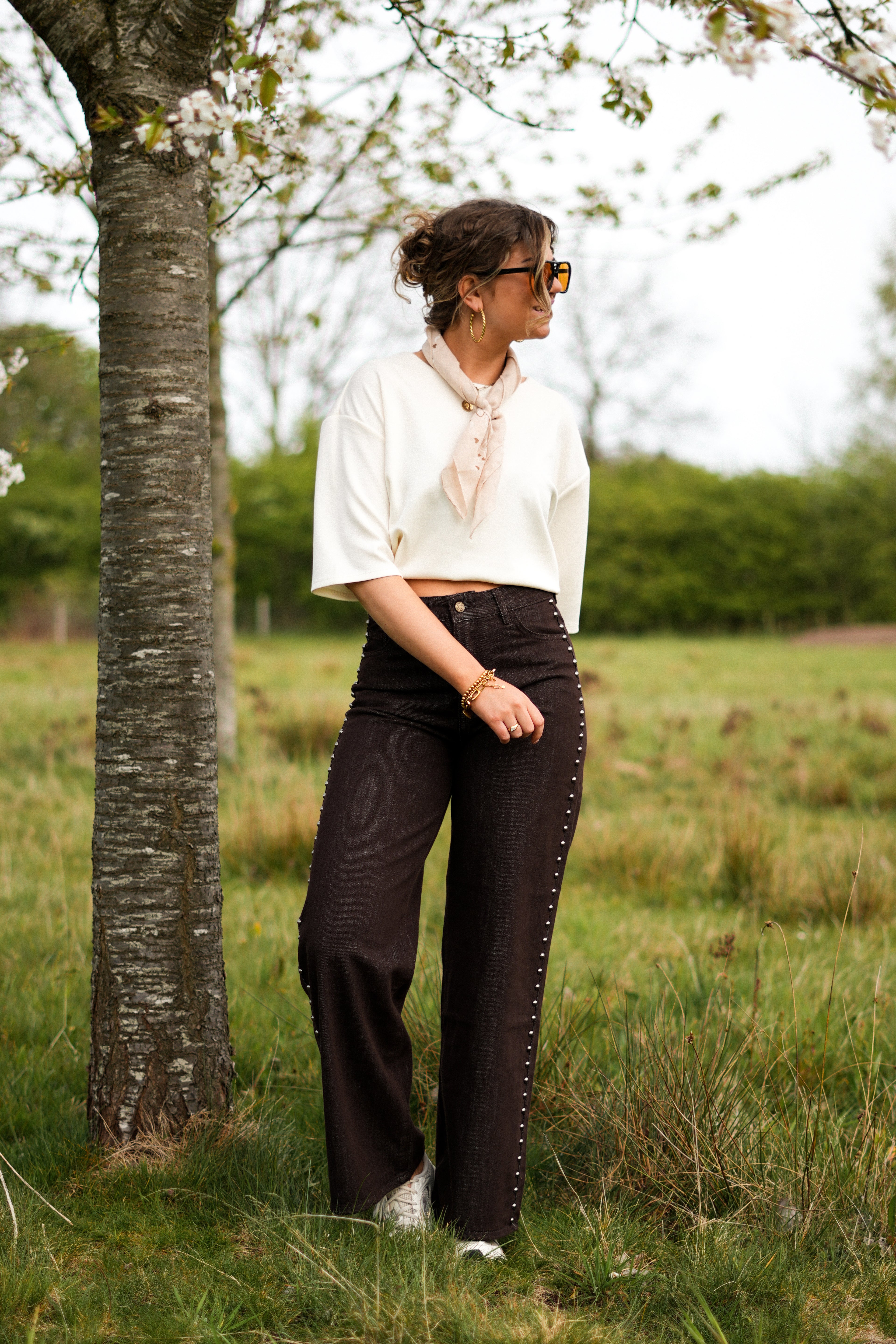 Jeans Lee bruin