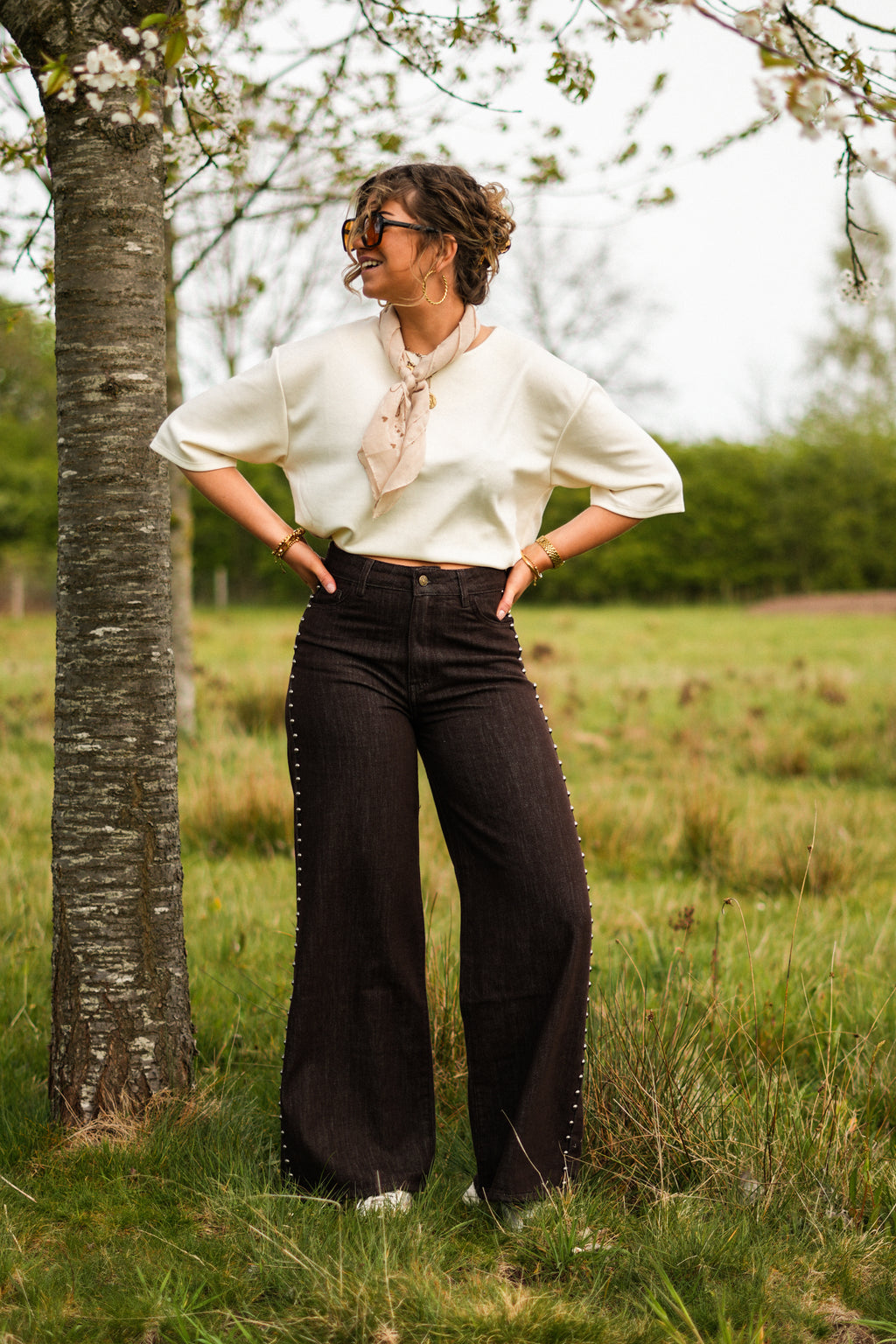 Jeans Lee bruin