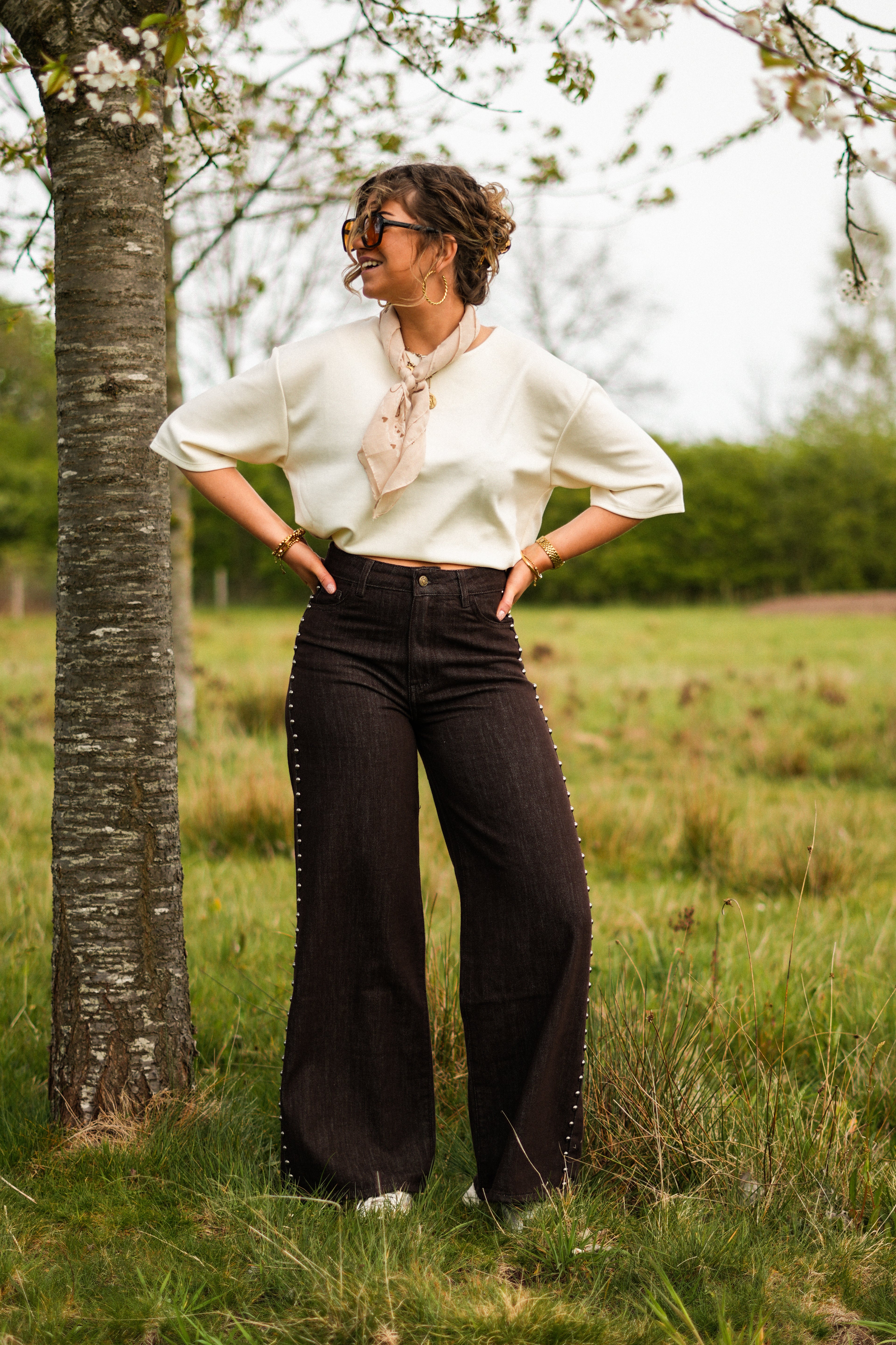 Jeans Lee bruin
