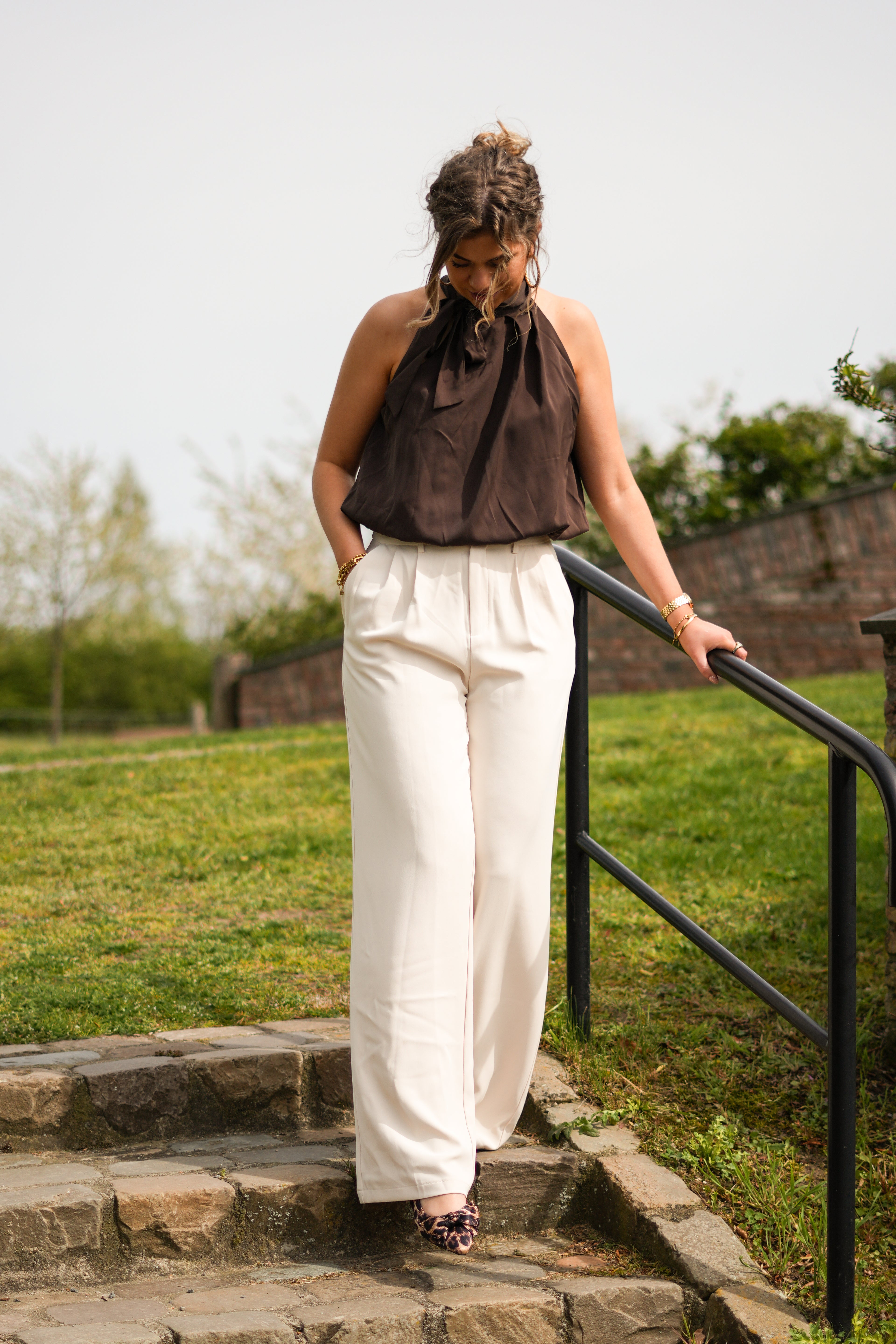 Wijde pantalon Lou