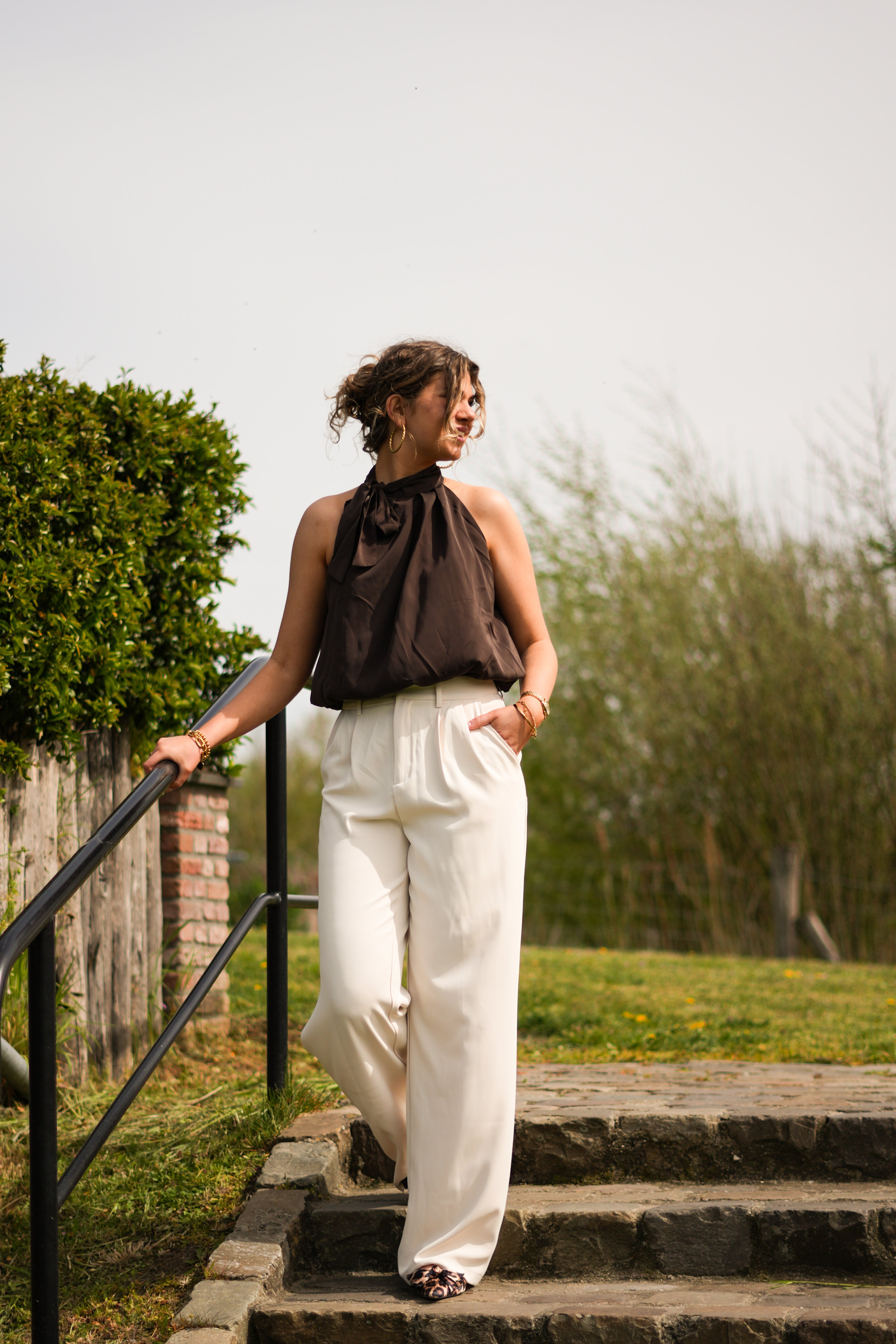 Wijde pantalon Lou