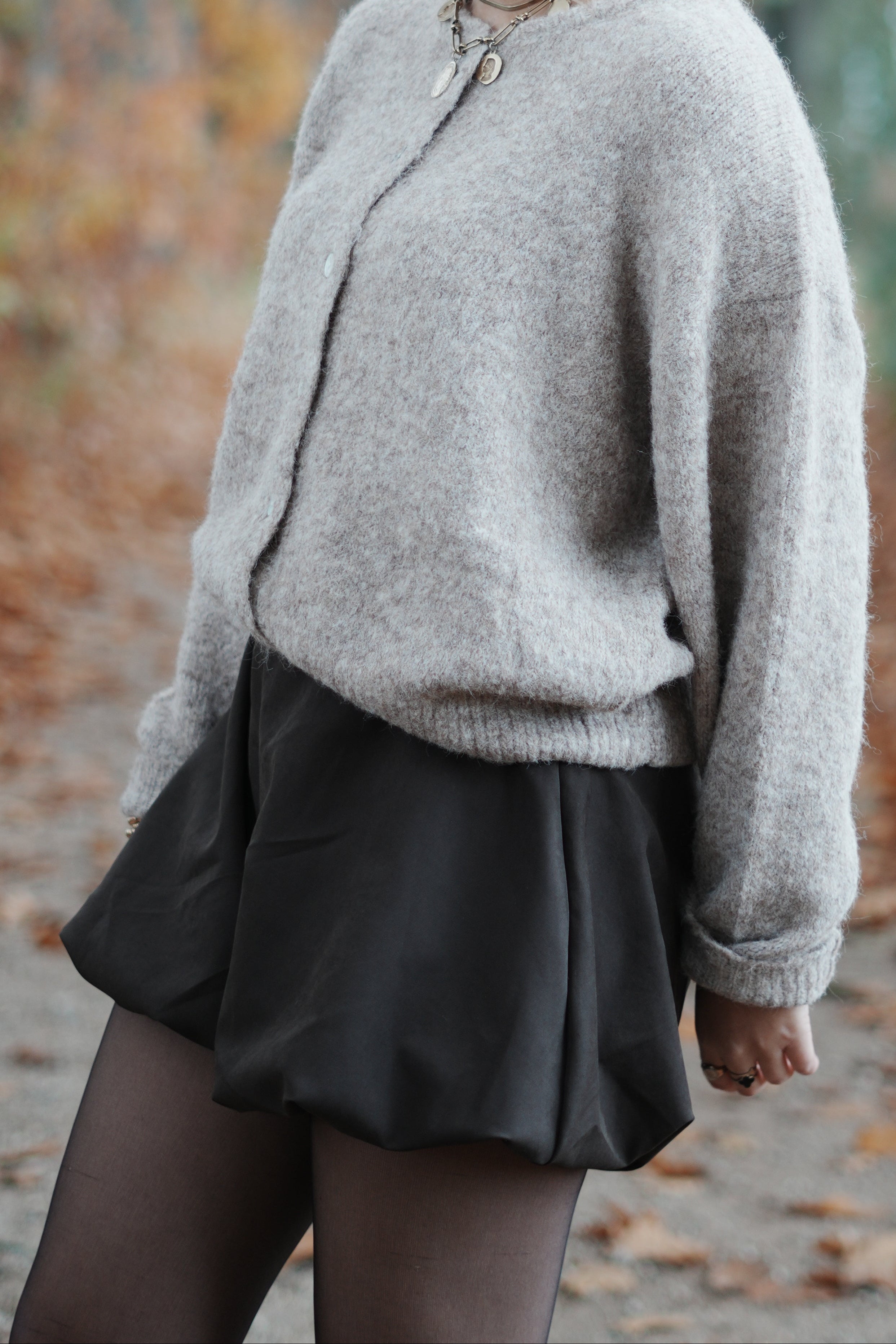 Lana Balloon Shortje bruin