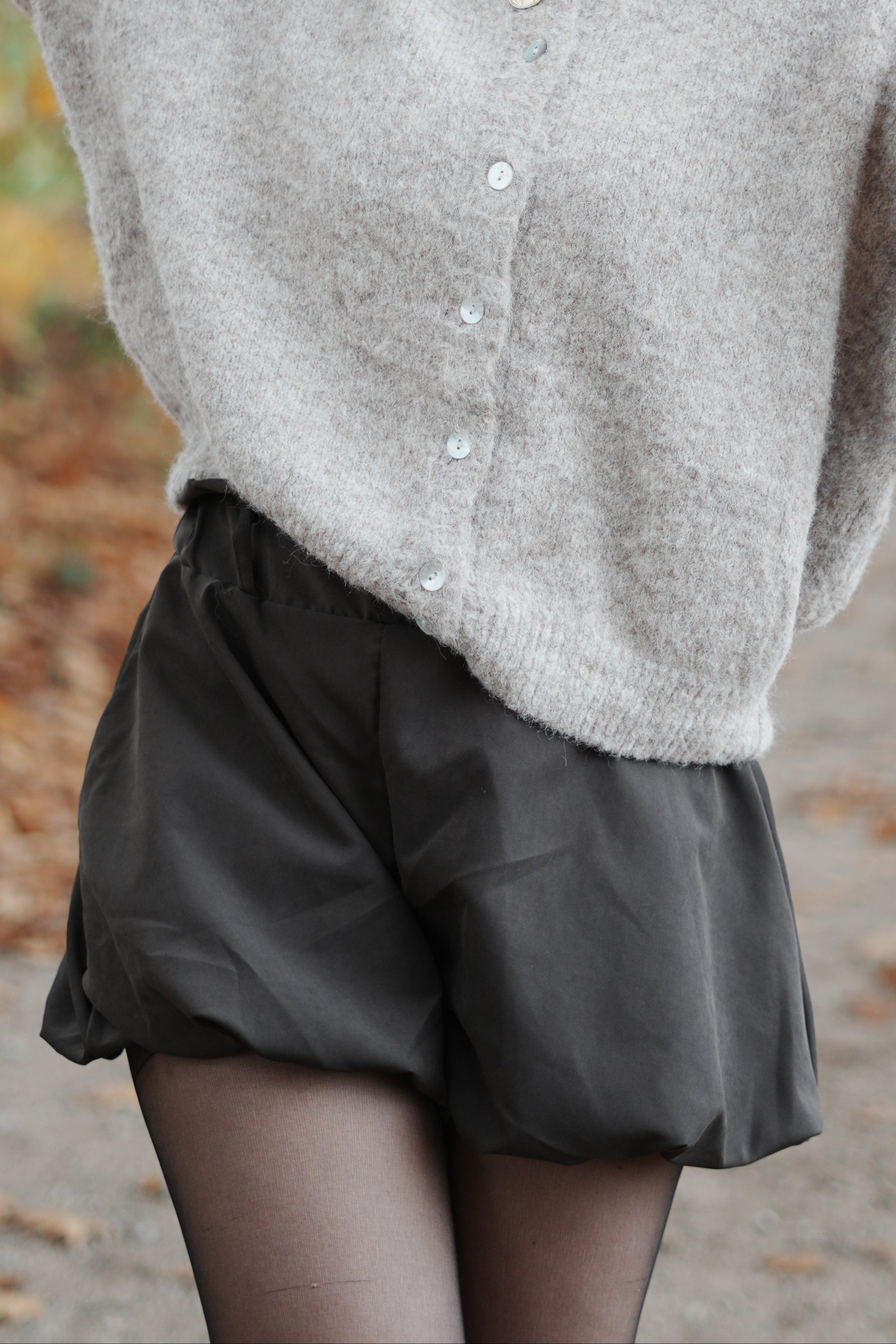 Lana Balloon Shortje bruin